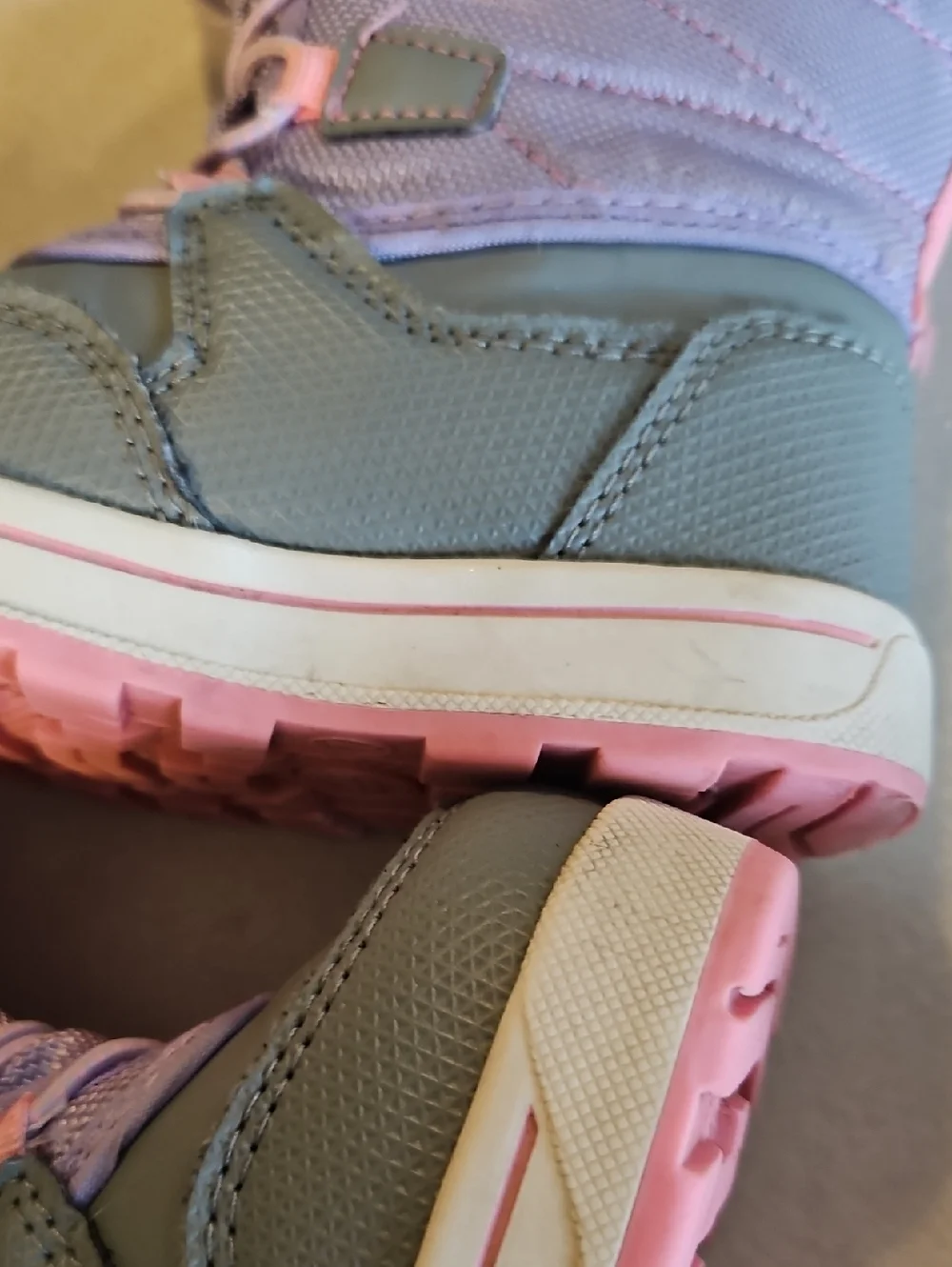 Pink And Purple Snowboots